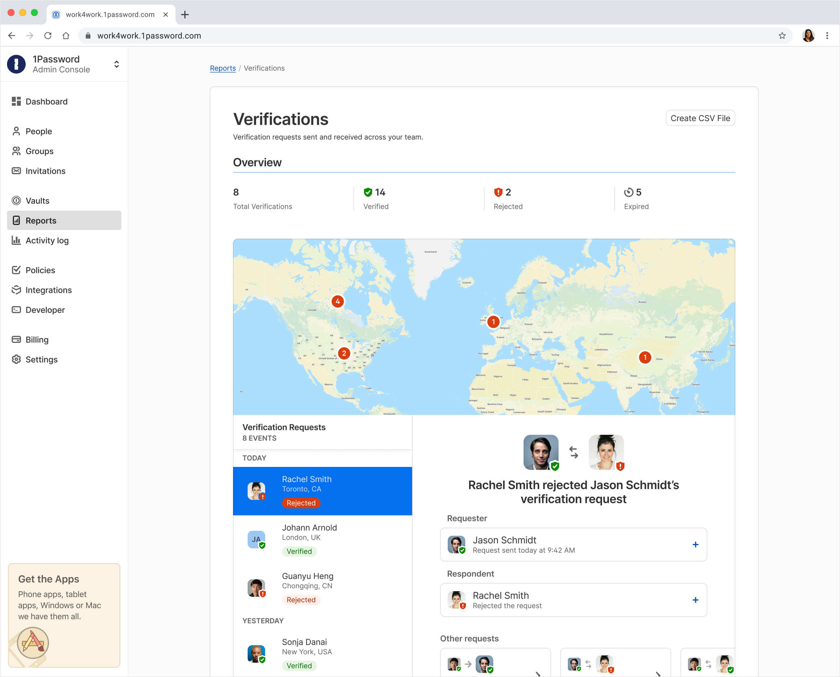 Verifier Admin Screen
