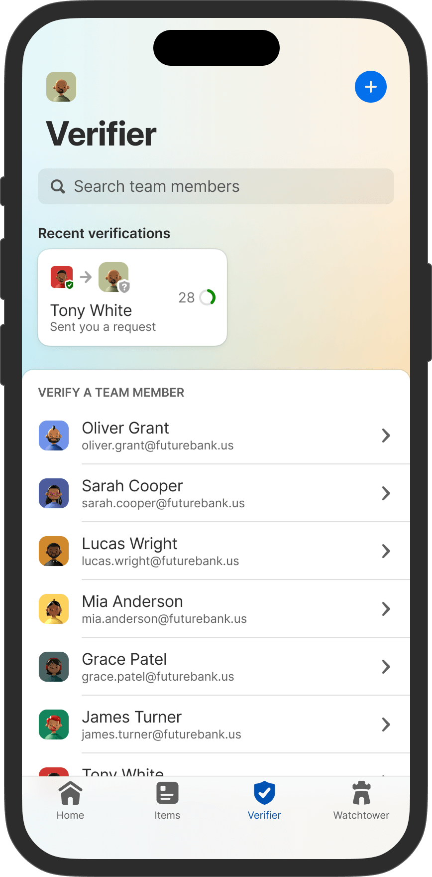 Verifier iOS screenshot 1